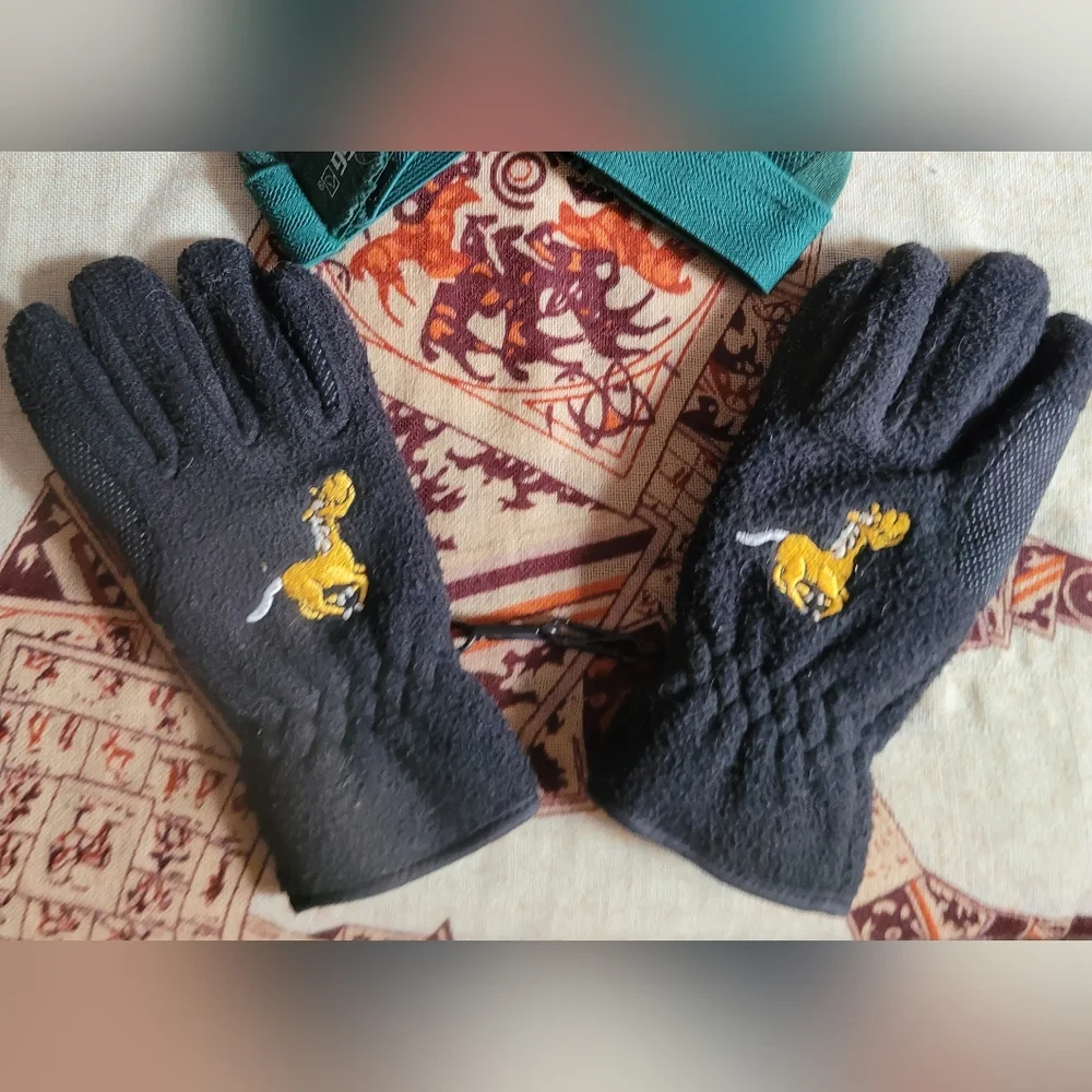 Equestrian CHILD Riding Gloves, 2pair SMALL
